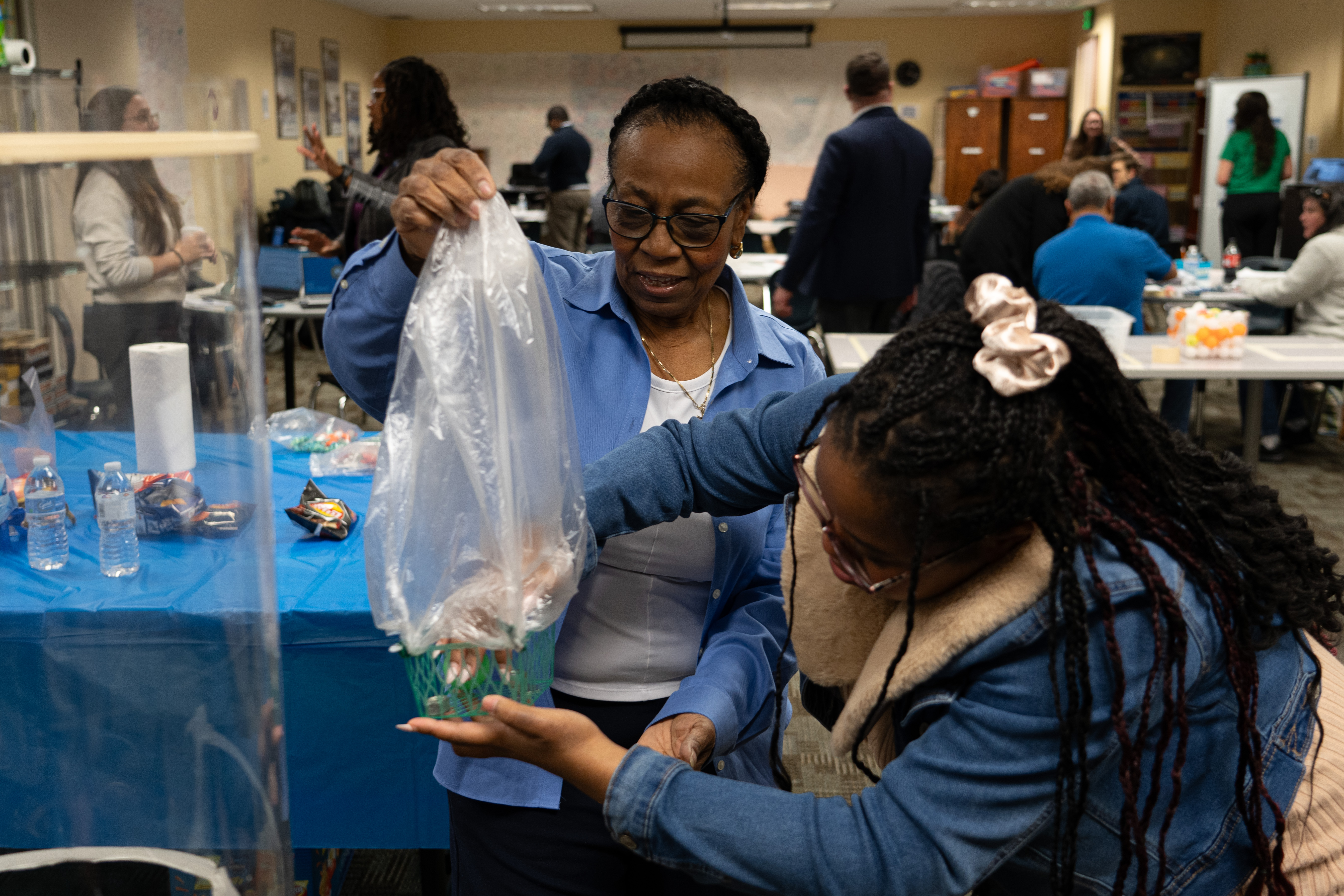 STEM educational leaders learn programming for students.